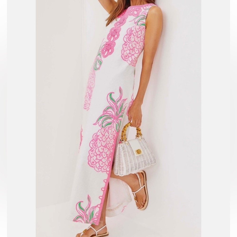 Lilly Pulitzer Marleigh Maxi
Shift Party Like A Pineapple Size 16 NWT - Picture 2 of 16